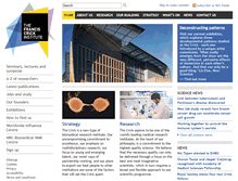 Tablet Screenshot of crick.ac.uk